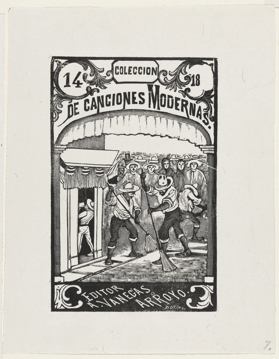The Sweepers (Los Patinadores) from 25 Prints of José Guadalupe Posada by José Guadalupe Posada, print, 1890