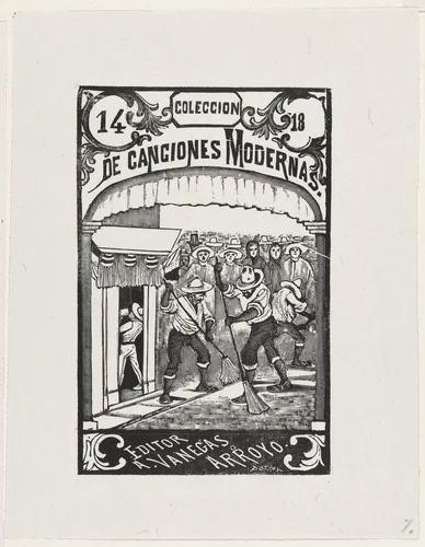 The Sweepers (Los Patinadores) from 25 Prints of José Guadalupe Posada by José Guadalupe Posada, print, 1890