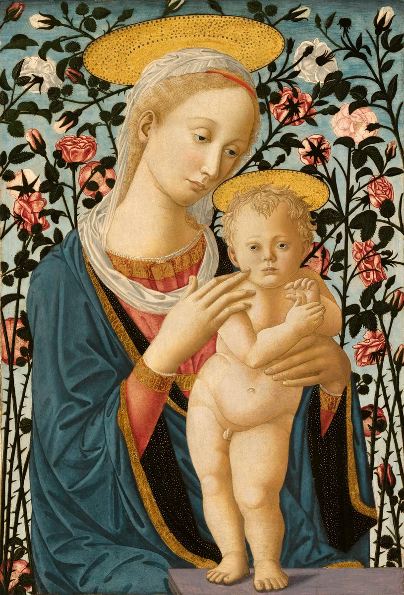 Madonna and Child by Fra Filippo Lippi, painting, 1470