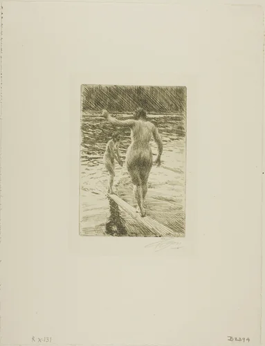 Balance by Anders Zorn, print, 1919