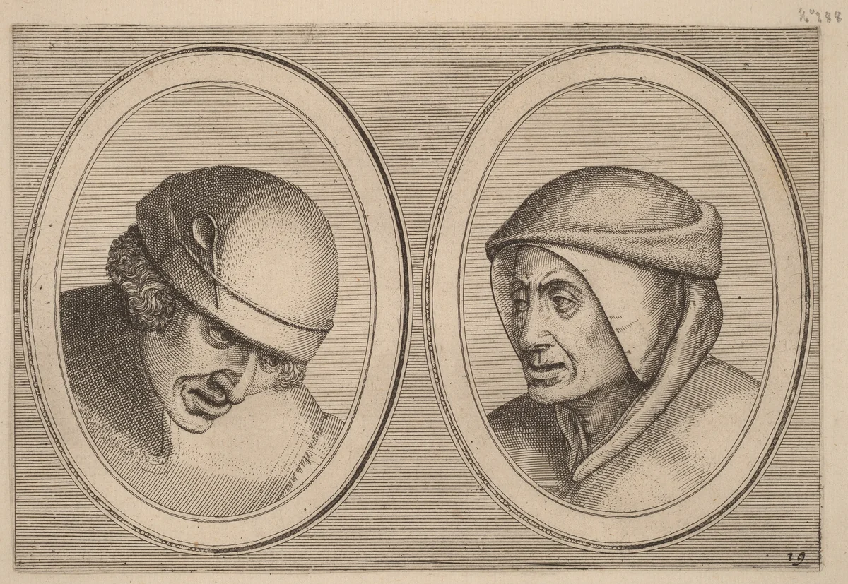 "Houte Klaes" and "Kommer-stoofs" by Johannes van Doetechum
Lucas van Doetechum
Pieter Bruegel
Claes Jansz Visscher, print, 1564-1565