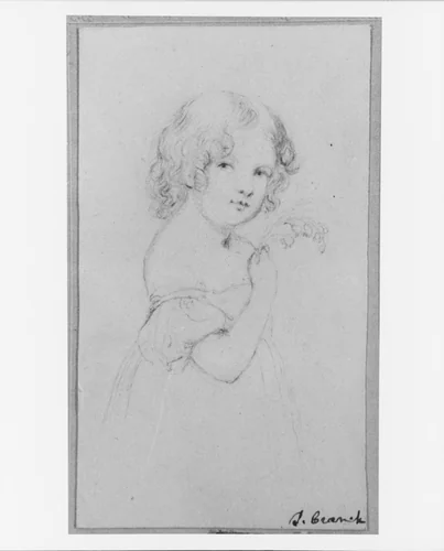 Child (from McGuire Scrapbook) by John Cranch, artwork, 1807-1891