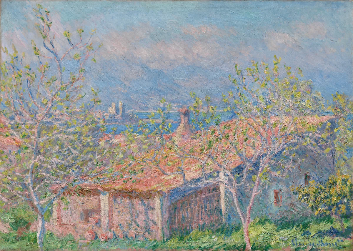 Gardener's House at Antibes by Claude Monet, painting, 1888