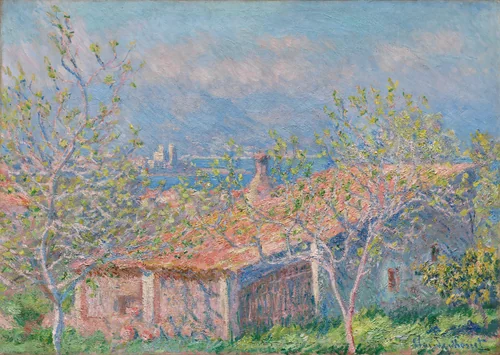 Gardener's House at Antibes by Claude Monet, painting, 1888