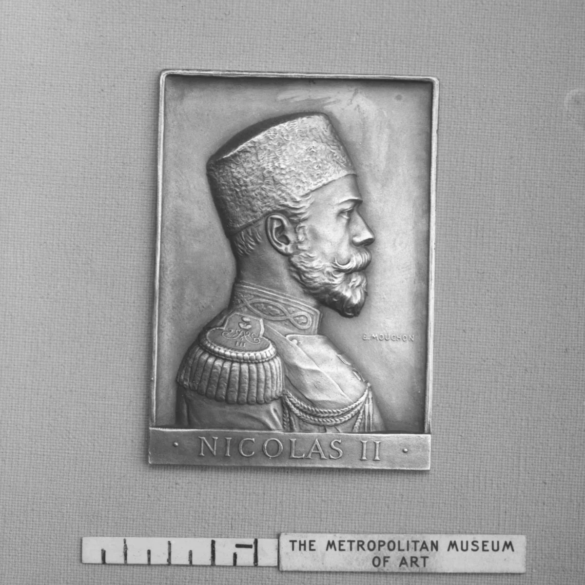 To Commemorate the Visit of the Tsar Nicholas II and the Tsaritsa to Paris in 1902 by Louis Eugêne Mouchon, metalwork, 1902