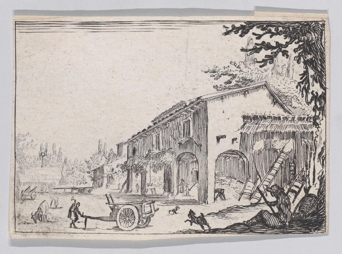 Reverse Copy of La Factoria (The Factory), from "Les Caprices" by anonymous, print, 1620-1700