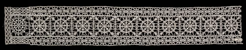 Bobbin Lace (Needlepoint Design) Band or Border by Unknown, textile, 1500-1599