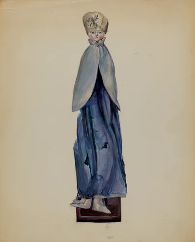 Fashion Doll by Mina Lowry, index of american design, 1936