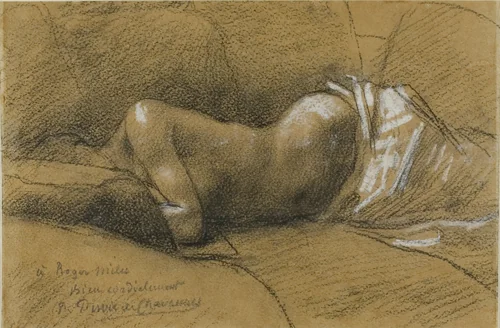 Study of a Sleeping Woman by Pierre Puvis de Chavannes, other, 1862-1872