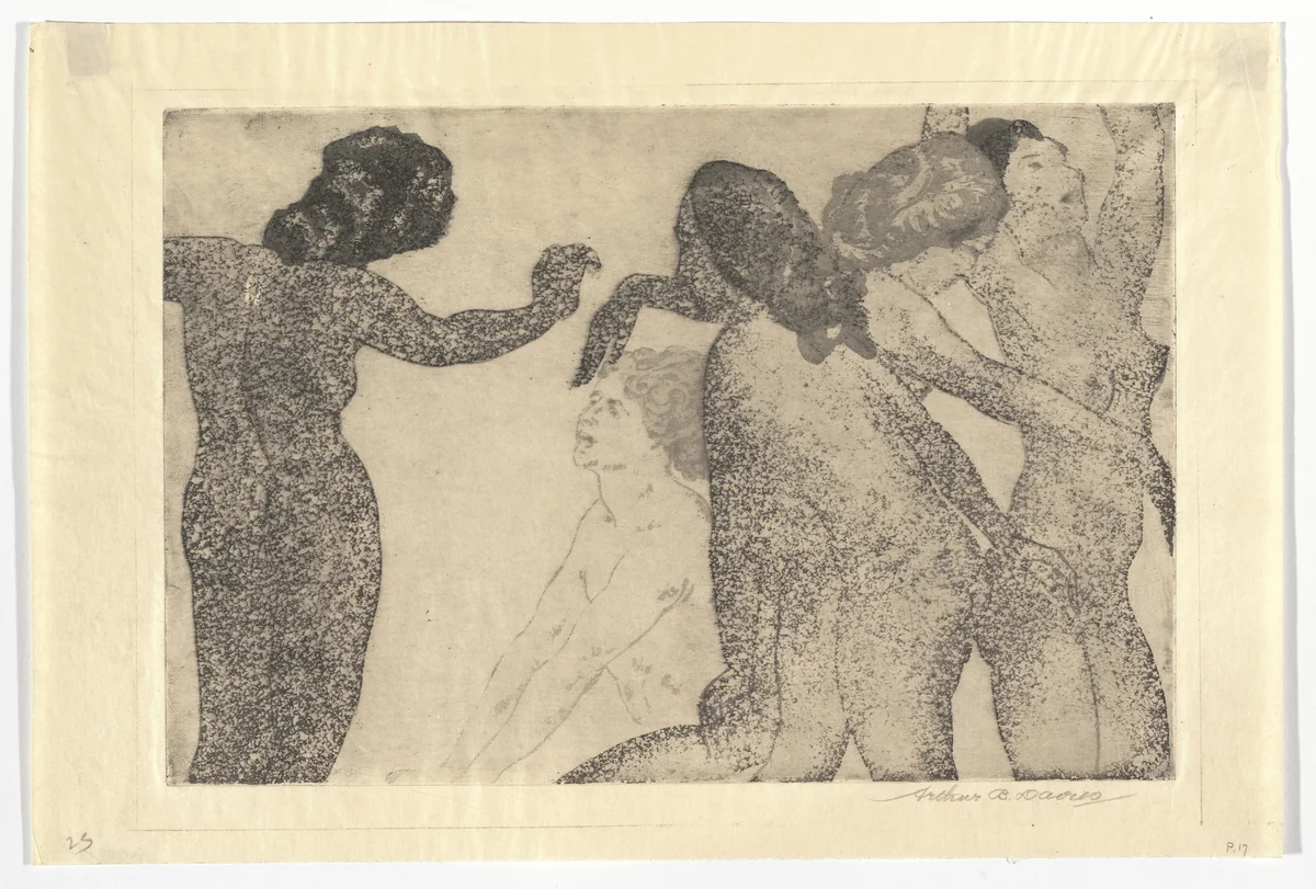 Valkyries by Arthur B. Davies, print, 1919