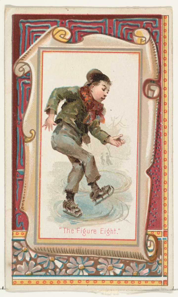 "The Figure Eight," from the Terrors of America set (N136) issued by Duke Sons & Co. to promote Honest Long Cut Tobacco by W. Duke, Sons & Co., print, 1888-1889