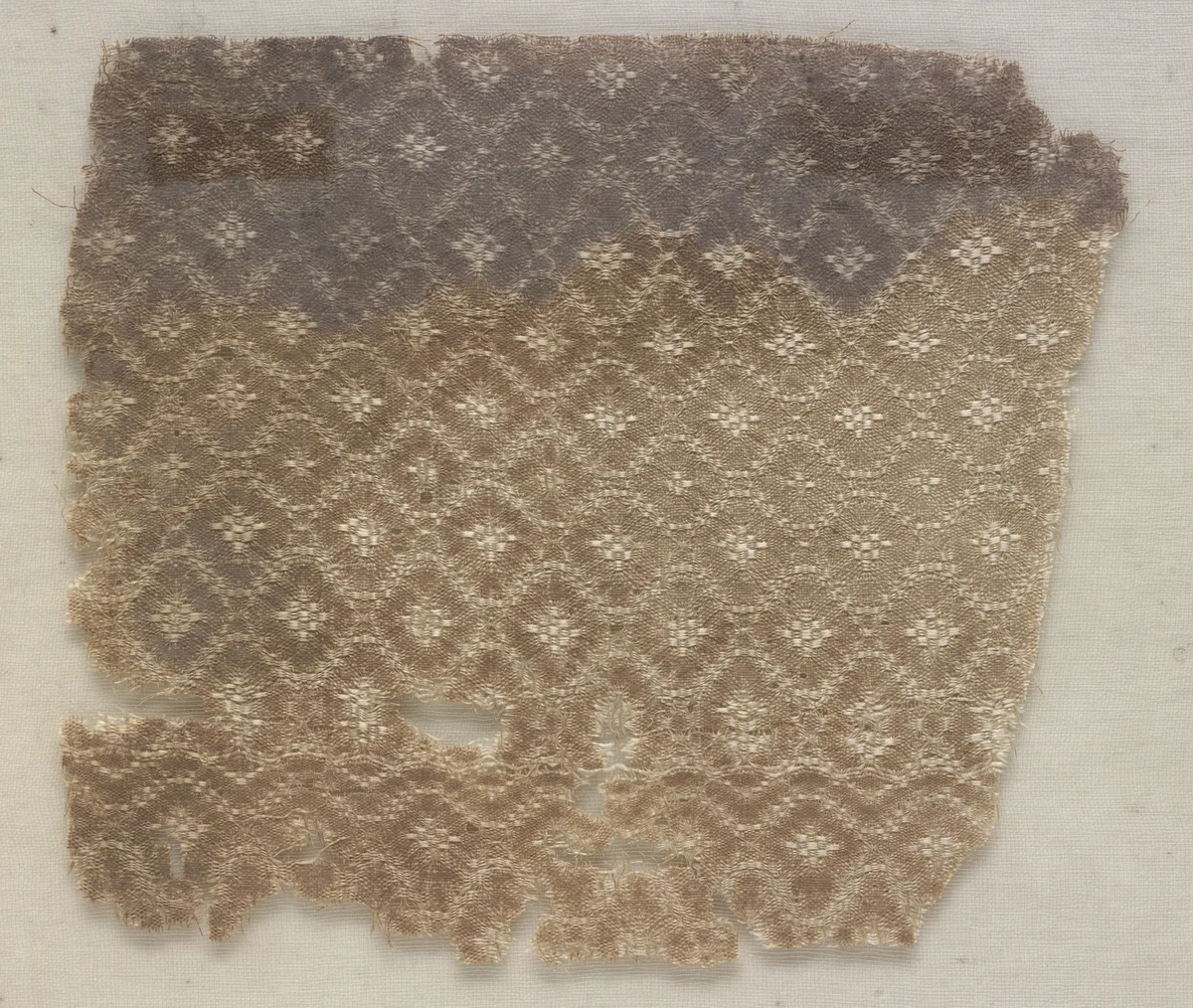 Silk Fragment, Probably from a Tunic by Unknown, textile, 700-799