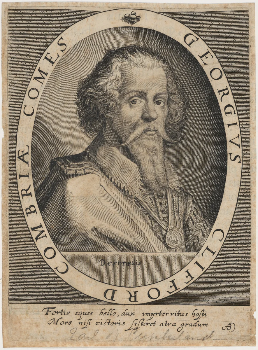 George Clifford, Third Earl of Cumberland by Magdalena van de Passe
Willem de Passe, print, 1620