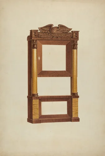 Clock by Lorenz Rothkranz, index of american design, 1935-1942