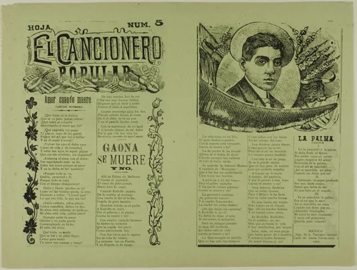 El cancionero popular, num. 5 (The Popular Songbook, No. 5) by José Guadalupe Posada, print, 1871-1913