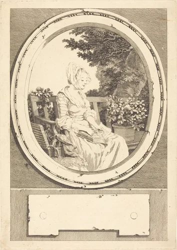 Jusques dans la moindre chose by Louis-Joseph Masquelier; Pierre-Antoine Baudouin, print, 1774