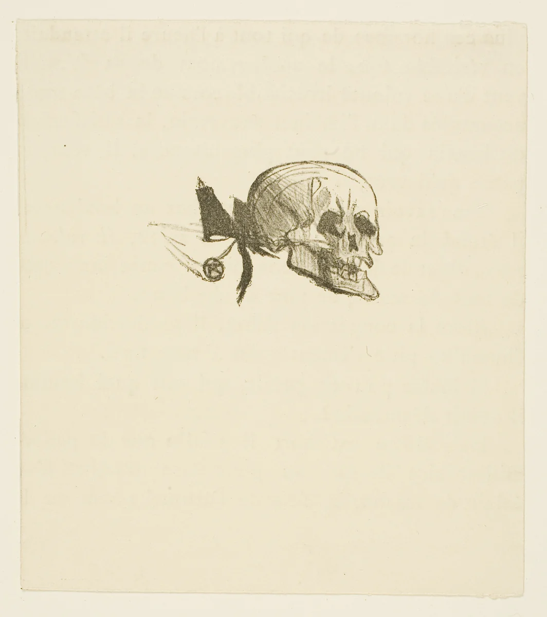 Tailpiece from Au Pied du Sinaï by Henri de Toulouse-Lautrec, print, 1897