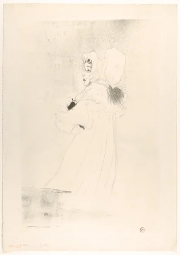 Miss May Belfort (Large Plate) by Henri de Toulouse-Lautrec, print, 1895