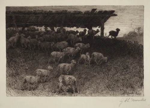 Twilight by John Austin Sands Monks, print, 1883