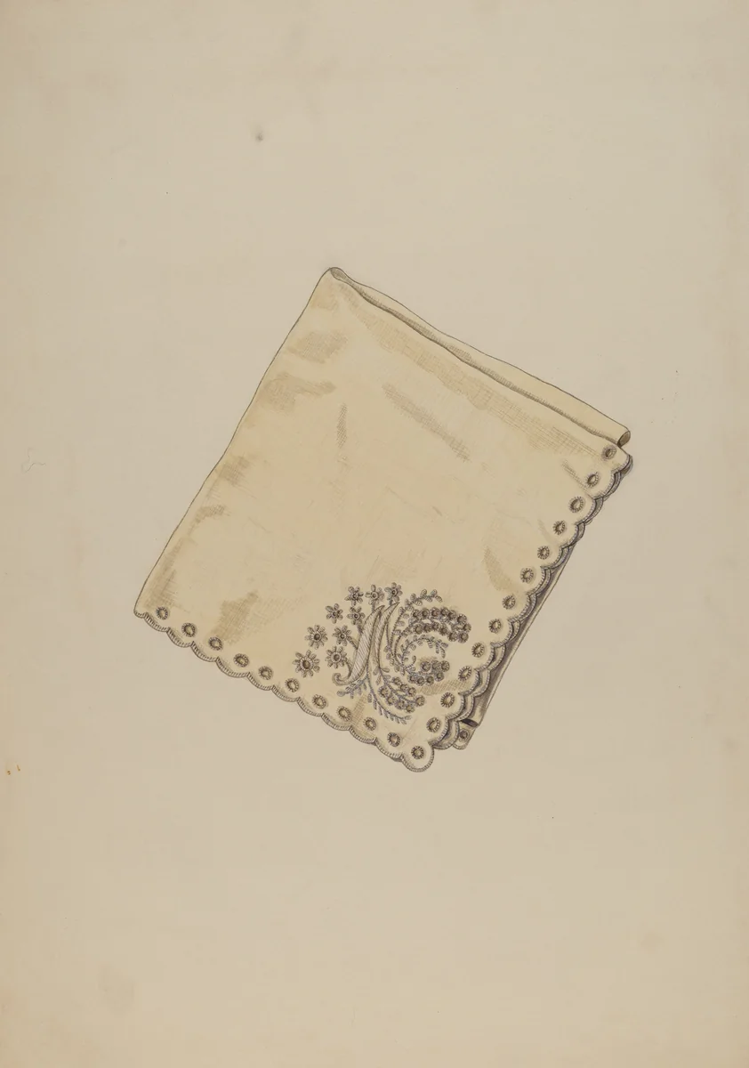 Economy Handkerchief by Katherine Hastings, index of american design, 1938