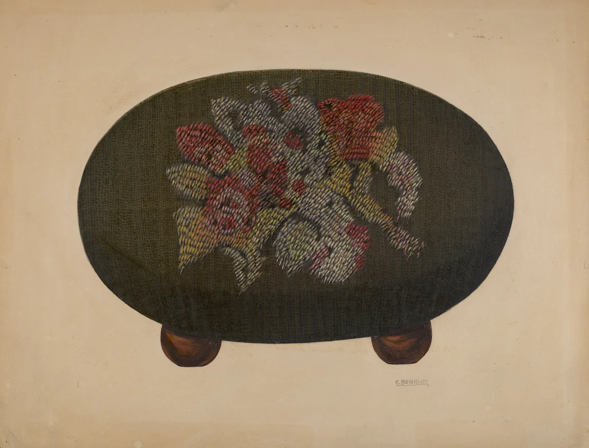 Stool by Charles Bowman, index of american design, 1938