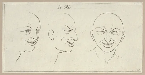 Le Ris, from "Caractères des passions, gravés sur les desseins de l'illustre Monsieur le Brun" by Sébastien Le Clerc, print, 1695-1720