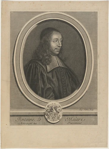 Antoine le Maitre by Jacques Lubin, print, 1659-1703
