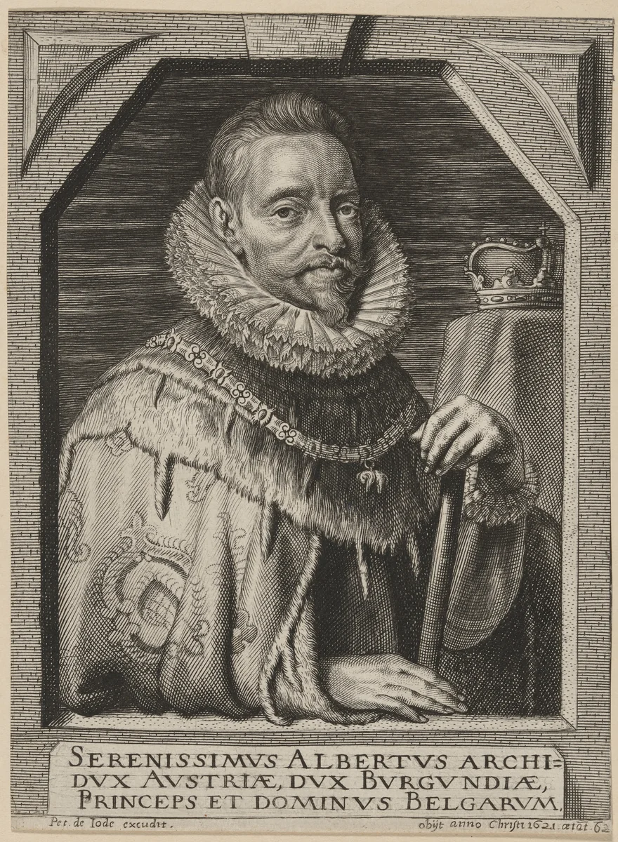 Albert VII, Archduke of Austria by Pieter de Jode II
Sir Peter Paul Rubens, print, 1638-1644