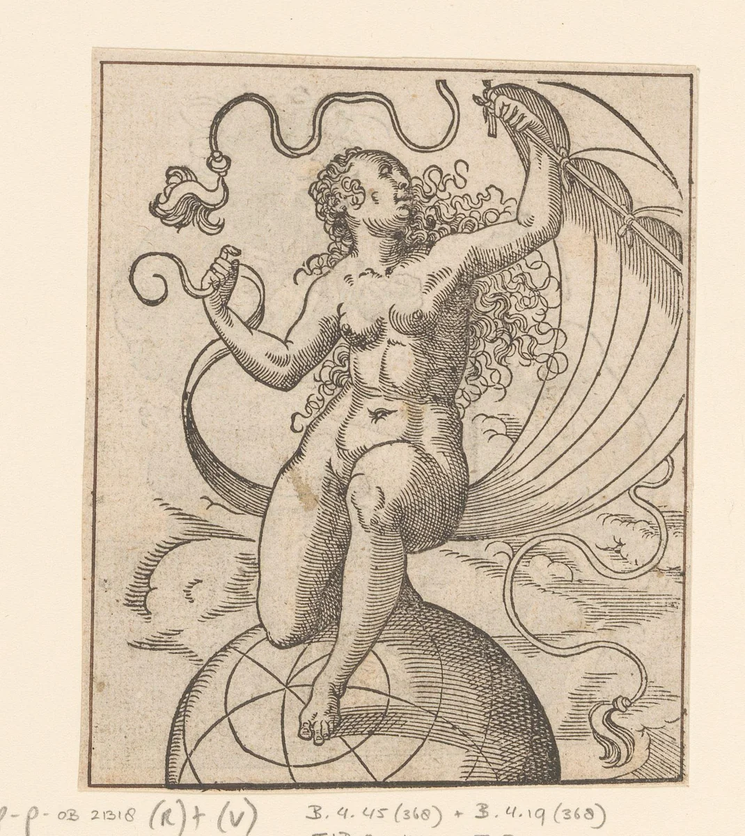 Fortuna by anonymous, print, 1580