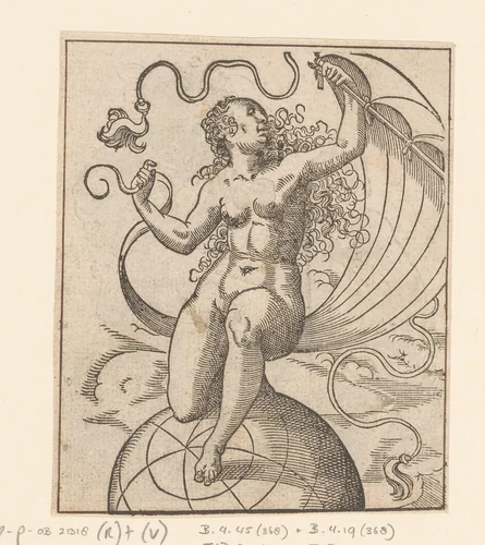 Fortuna by anonymous, print, 1580