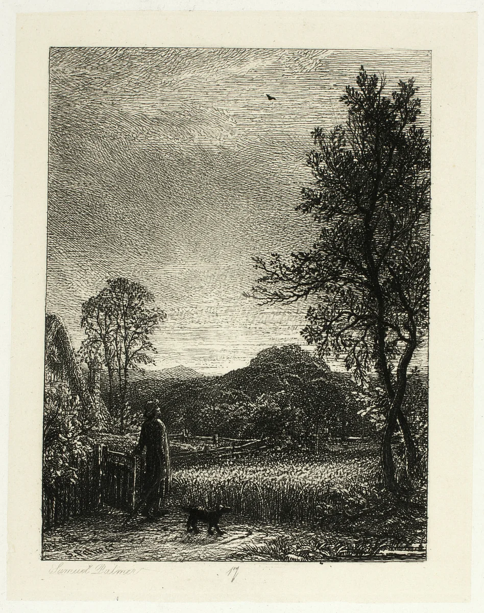The Skylark by Samuel Palmer, print, 1825-1881
