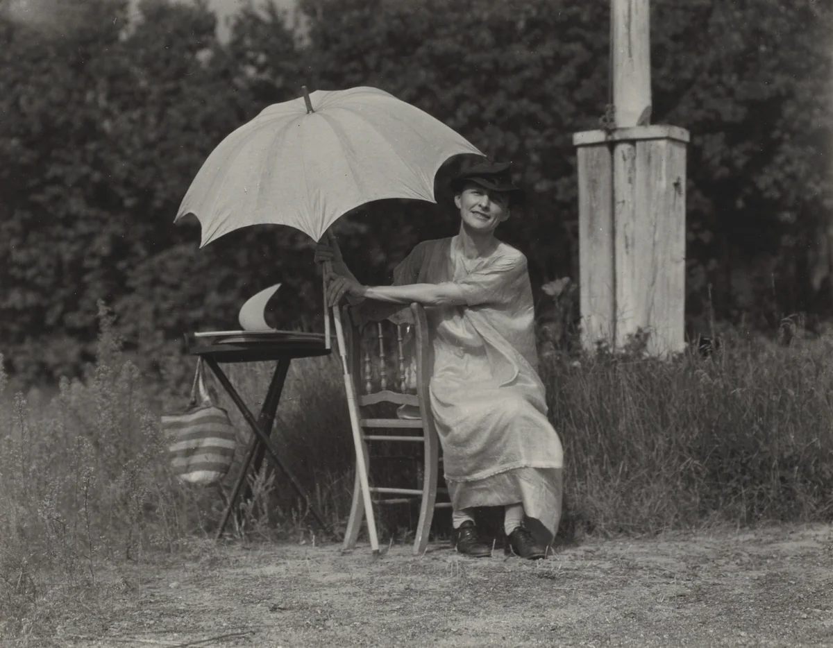 Georgia O'Keeffe by Alfred Stieglitz, photograph, 1924