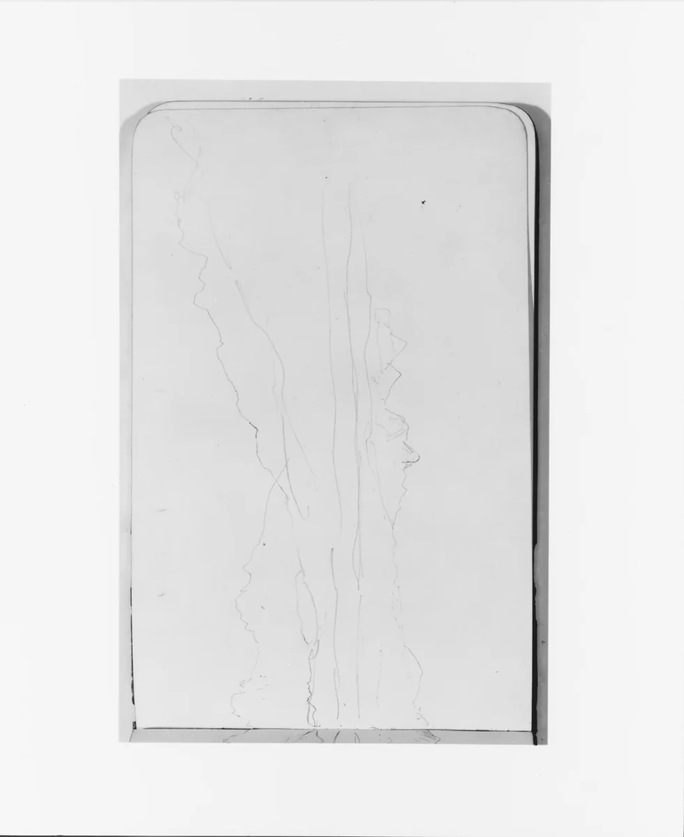 Howe Sound, Above Vancouver (from Sketchbook) by Albert Bierstadt, artwork, 1890