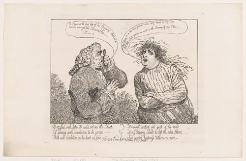 The Incurable by Thomas Rowlandson, print, 1784