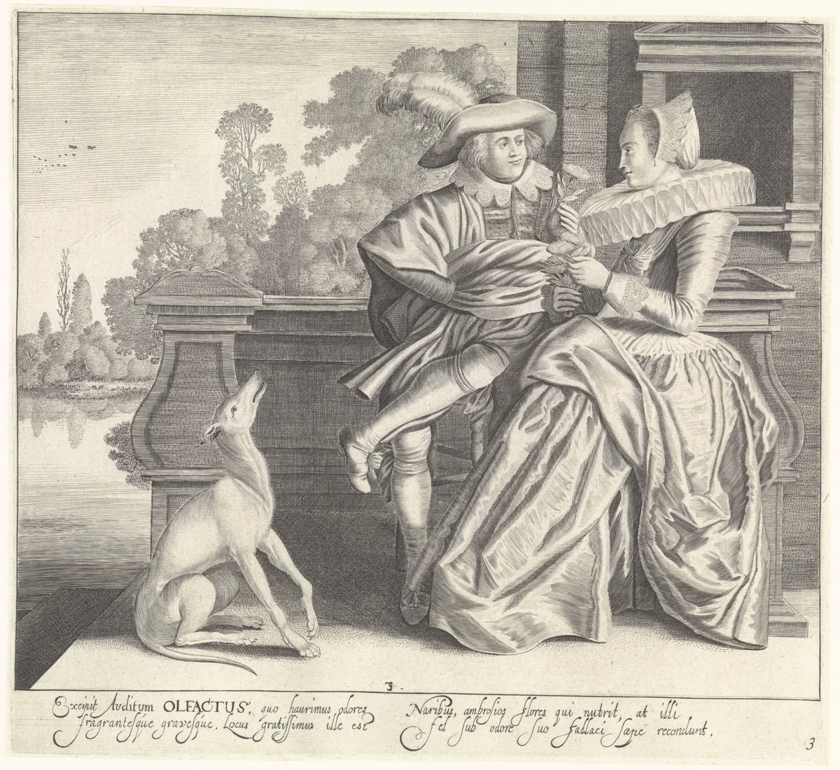 Untitled by Cornelis van Kittensteyn, print, 1620-1652