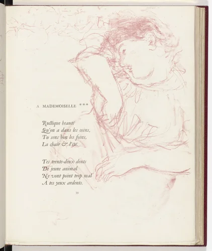 In-text plate (page 39) from Parallèlement (In Parallel) by Pierre Bonnard, illustrated book, 1900
