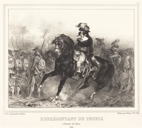 Representant du Peuple (Representative of thePeople) by Auguste Raffet, print, 1834