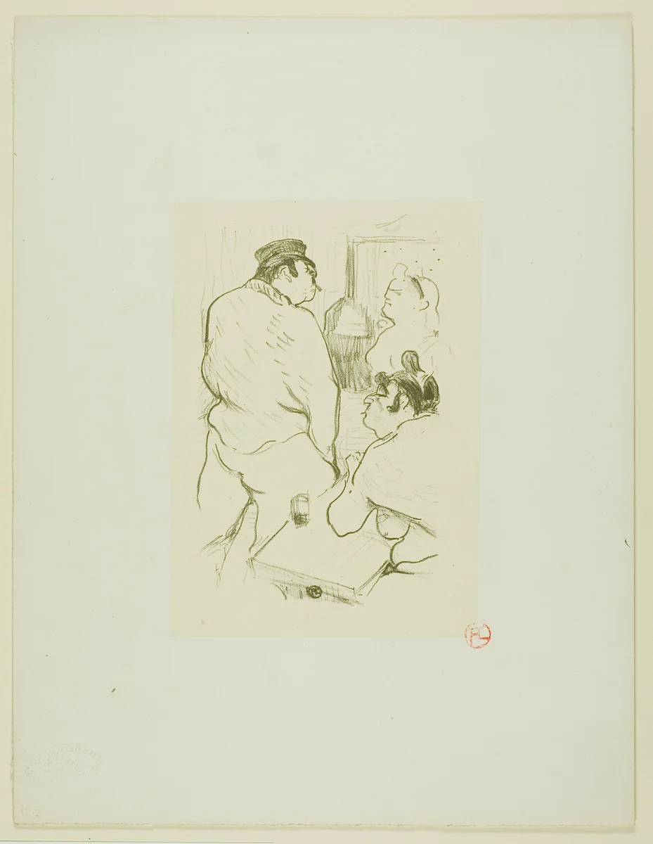 The Terror of Grenelle by Henri de Toulouse-Lautrec, print, 1894