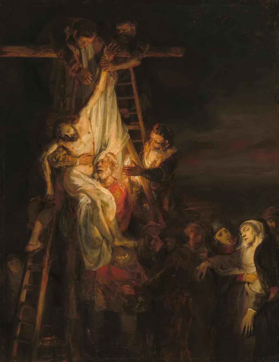 The Descent from the Cross by Rembrandt van Rijn, painting, 1650-1652