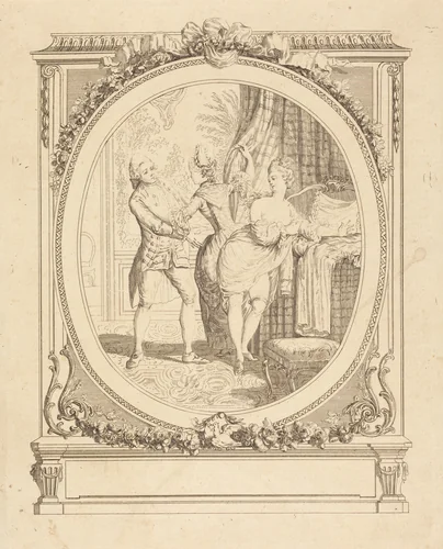 L'indiscret by François Marie Isidore Queverdo, print, 1748-1797