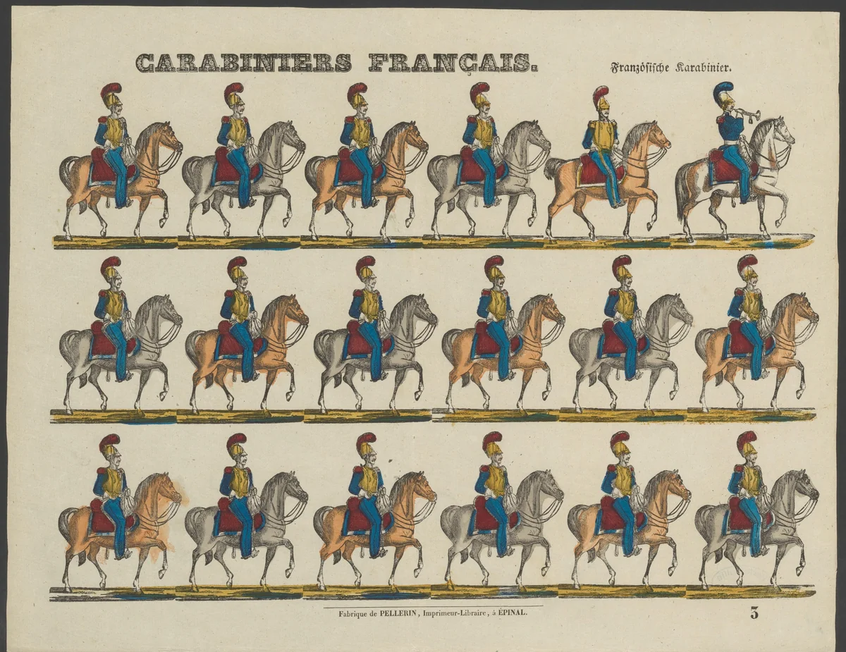 Franse Karabinier by anonymous, print, 1791-1900
