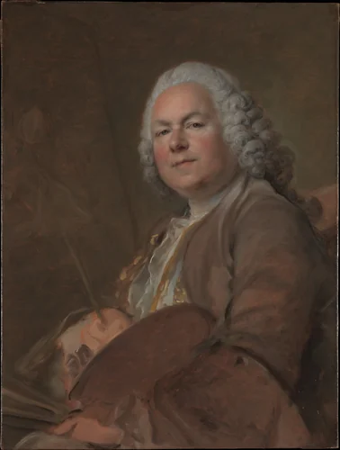 Jean Marc Nattier (1685–1766) by Louis Tocqué, painting, 1735-1745