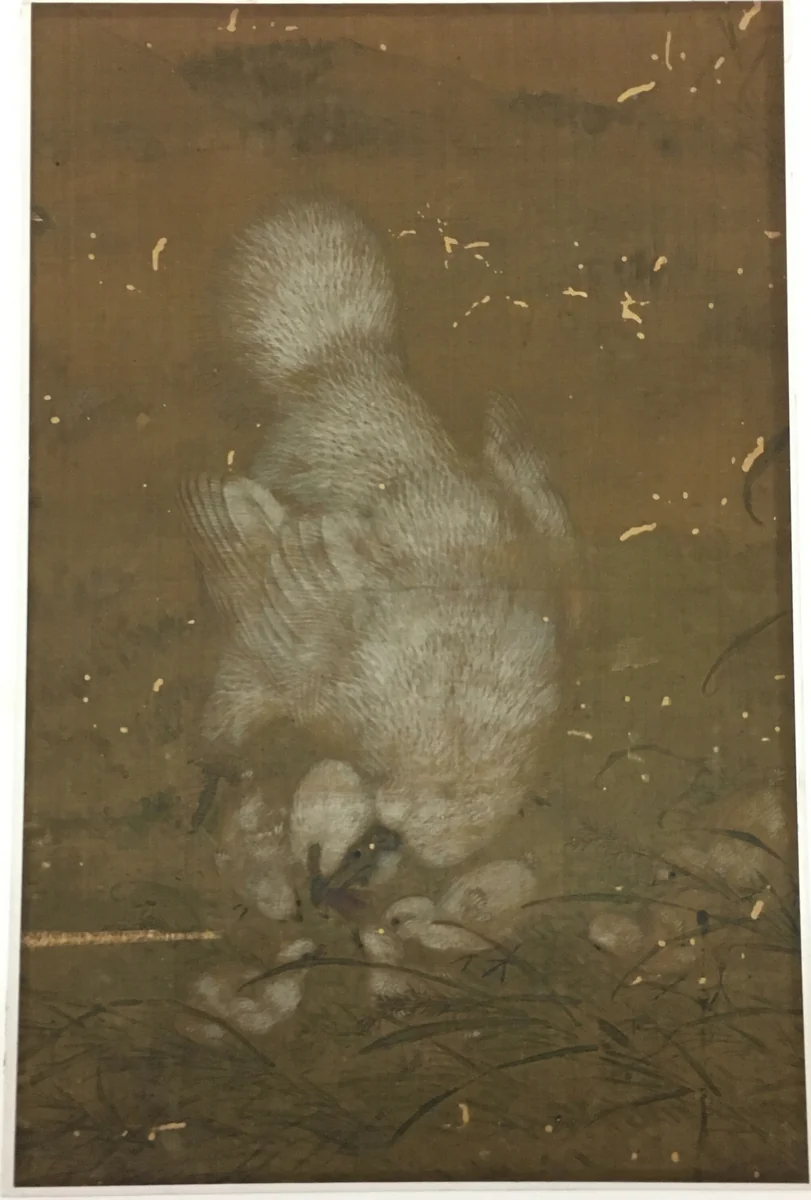 White Hen and Chicks by Artist Unknown, other, 1367-1644