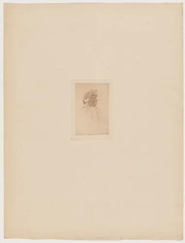 Cy-devant (Vieux jeu) by Félicien Rops, print, 1895