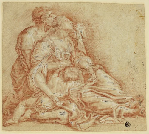 Family Group by Unknown Artist, drawing, 1500-1799