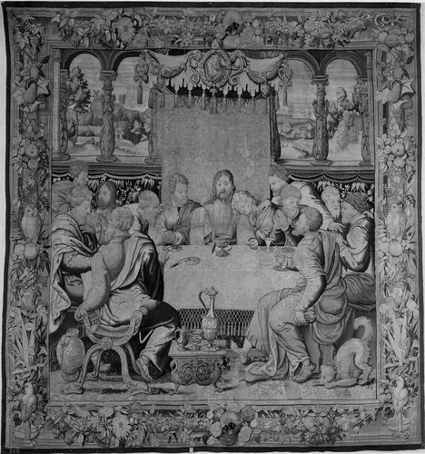 The Last Supper by Michiel Coxie, textile, 1540-1545