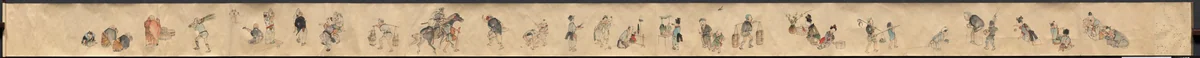 Festival Scenes by Suzuki Nanrei, painting, 1790-1844