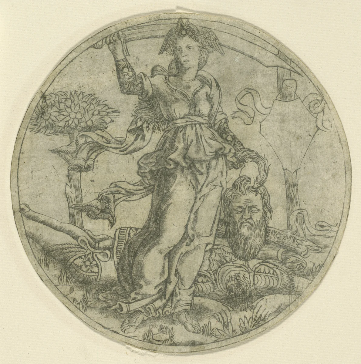 Judith with the Head of Holofernes by Baccio Baldini, print, 1460-1485