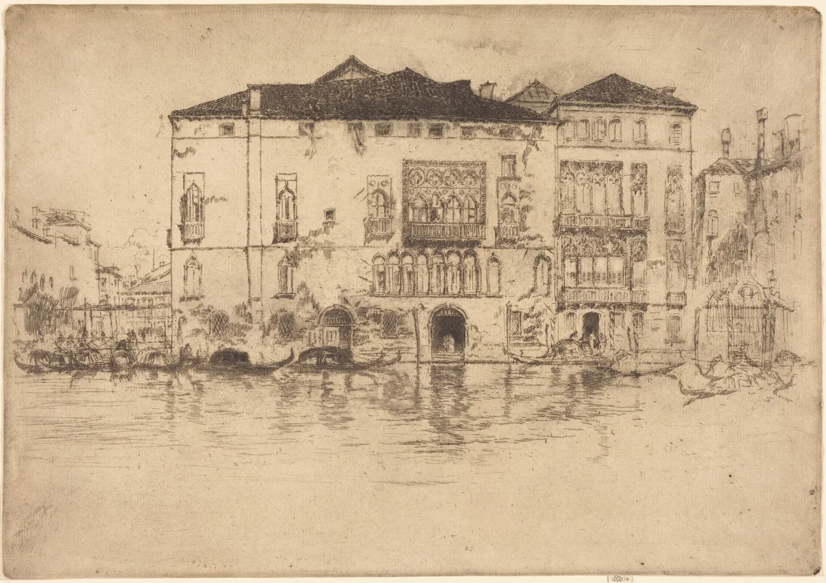The Palaces by James McNeill Whistler, print, 1880