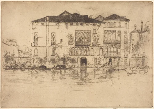 The Palaces by James McNeill Whistler, print, 1880